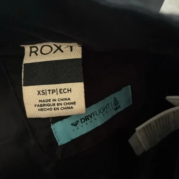 ROXY SKI-PANTS WOMENS SIZE XS BLACK ROXY NADIA SNOW PANTS - Picture 11 of 12